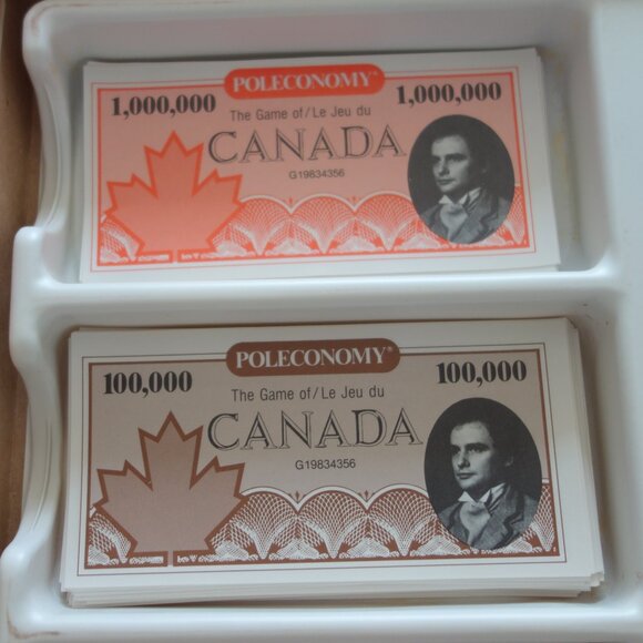 Vintage Poleconomy The Game of Canada Board Game/Le Jeu du Canada English/French - Picture 7 of 16